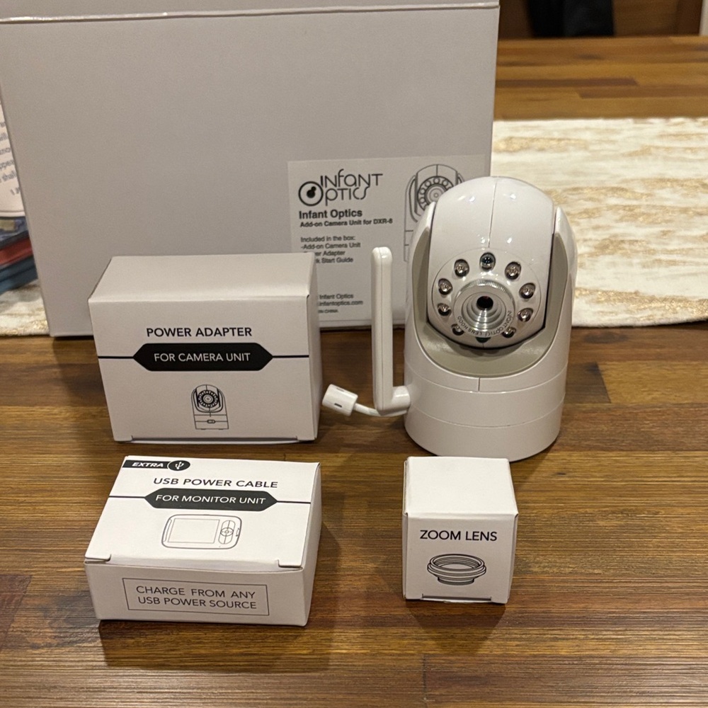 Infant Optics White Baby Monitor Camera DXR-8
